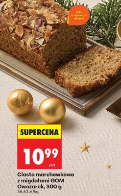 Ciasto marchewkowe z migdałami promocja w Biedronka
