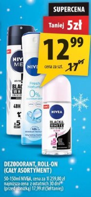 Dezodorant, roll-on Nivea (cały asortyment) promocja w Arhelan