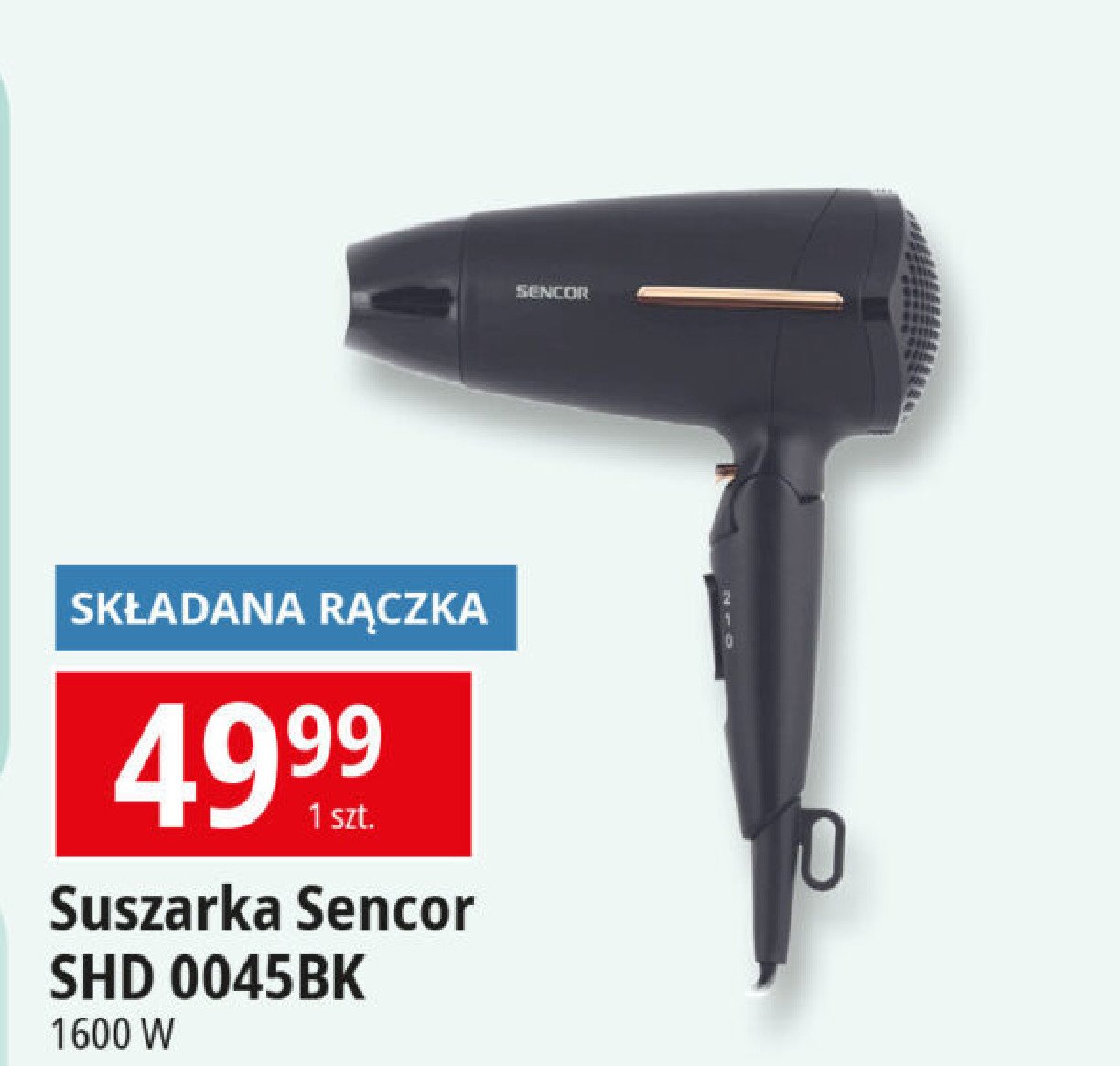 Suszarka shd 0045bk Sencor promocja