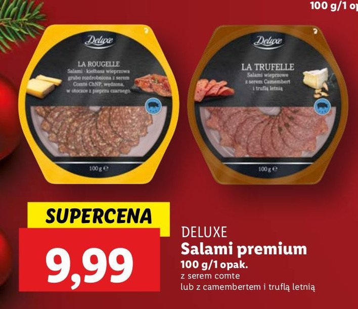 Salami z serem camembert ze szlachetną pleśnią Deluxe promocja