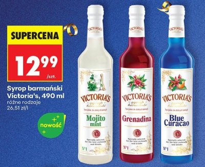 Syrop barmański Victoria's Grenadina promocja w Biedronka