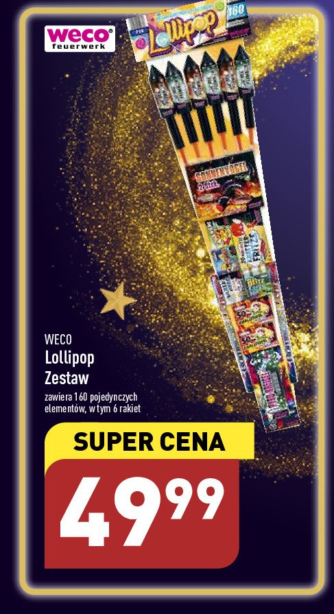 Zestaw lollipop Weco promocja