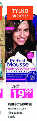 Farba do w艂os贸w 600 jasny br膮z Schwarzkopf perfect mousse promocja