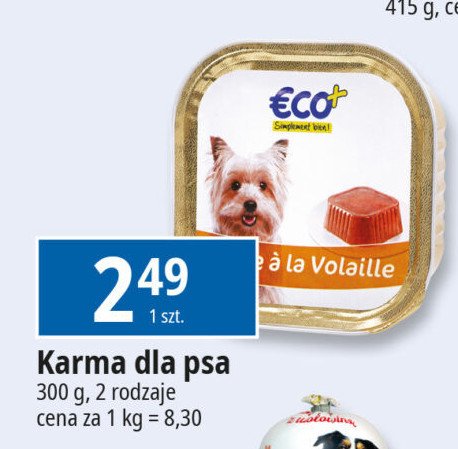 Karma dla psa drób Eco+ promocja