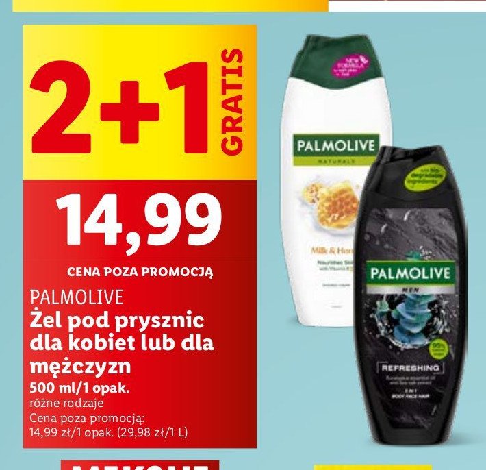 Żel pod prysznic milk & honey Palmolive naturals promocja