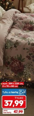 Pościel dwustronna wym. 200 x 220 cm, 2 x 70 x 80 cm promocja w Kaufland
