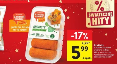 Krokiety Z dobrej Kuchni wybrane rodzaje promocja w Intermarche
