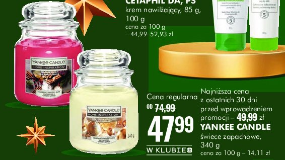 Świeca zapachowa cinnamon delight Yankee candle home inspiration promocja