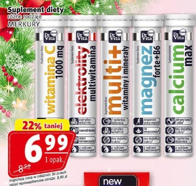 Suplement diety różne rodzaje MERKURY promocja w Prim Market