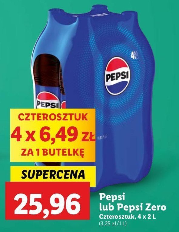 Napoj Pepsi zero promocja