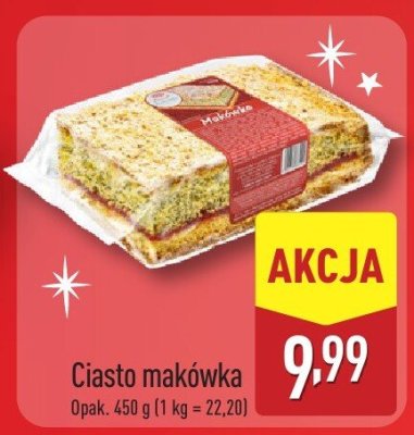 Ciasto makówka promocja w Aldi