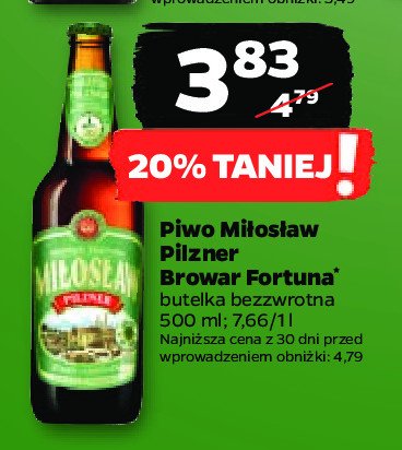 Piwo Miłosław promocja