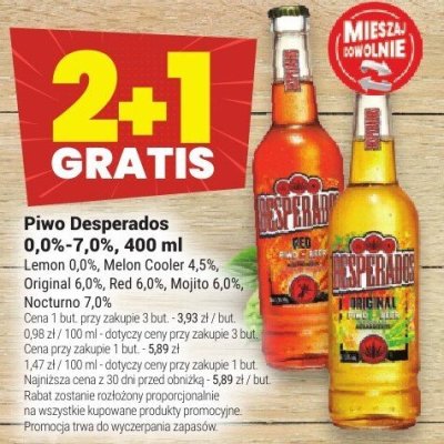 Piwo Desperados promocja w Tw贸j Market