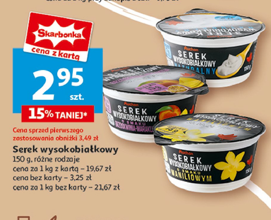 Jogurt naturalny Auchan promocja