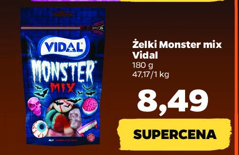Żelki monster mix Vidal promocja