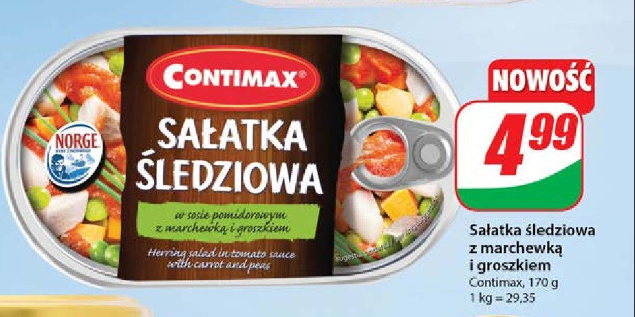 Sałatka śledziowa Contimax promocja