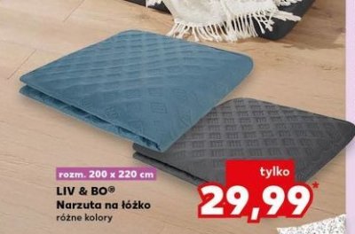 Narzuta na łóżko 200 x 220 cm Liv & bo promocja