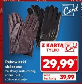 Rekawiczki skórzane promocja