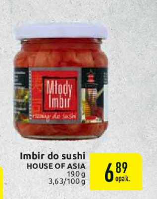 Imbir do sushi House of asia promocja
