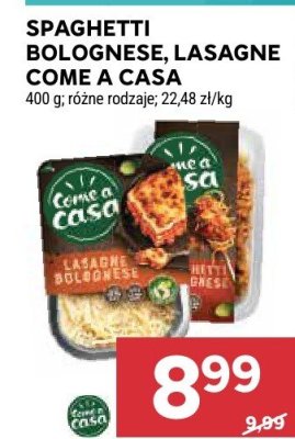 Spaghetti Bolognese, Lasagne Con La Casa promocja w Stokrotka