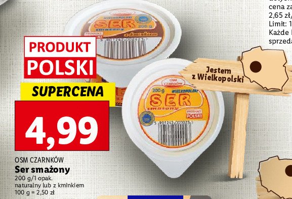 Ser smażony z kminkiem Osm czarnków promocja