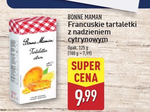 Ciastka tarteletki cytrynowe Bonne maman promocja