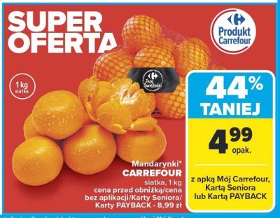 Mandarynki Carrefour promocja w Carrefour