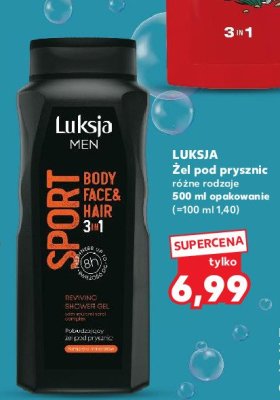 Żel pod prysznic sport Luksja men promocja