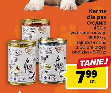 Karma dla psa koza z ziemniakami pietruszk膮 i marchewk膮 promocja