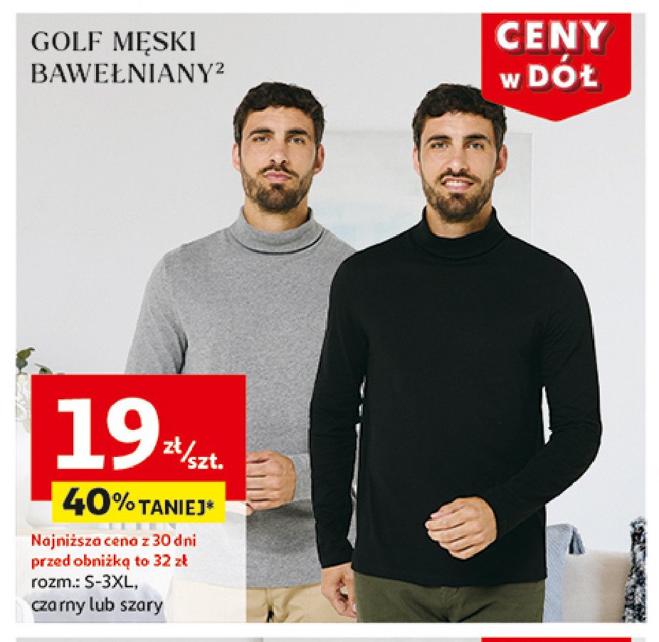 Golf męski bawełniany s-3xl promocja