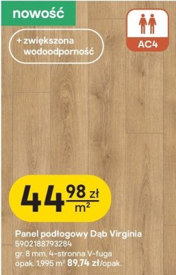 Panel podłogowy Dąb Virginia promocja w Castorama