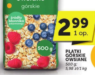 P艂atki owsiane g贸rskie promocja w Euro Sklep