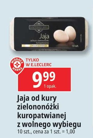 Jaja od kury zielononóżki kuropatwianej Kwintesencja smaku promocja