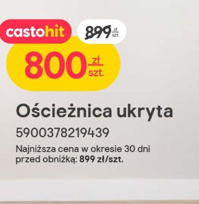 Ościeżnica ukryta promocja w Castorama