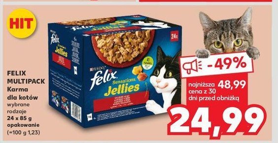 Karma dla kota wiejskie smaki w galaretce PURINA FELIX SENSATIONS JELLIES promocja