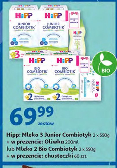 Mleko 2 HIPP BIO COMBIOTIK promocja