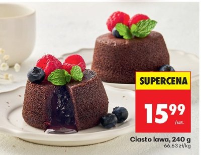 Ciasto lawa promocja w Biedronka