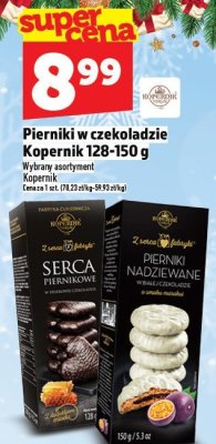 Pierniki w czekoladzie Kopernik 128-150 g promocja w TOPAZ