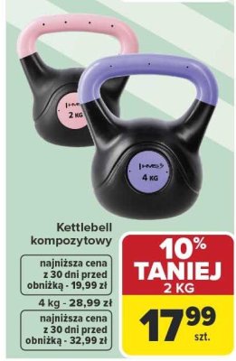 Kettlebell kompozytowy Carrefour promocja w Carrefour