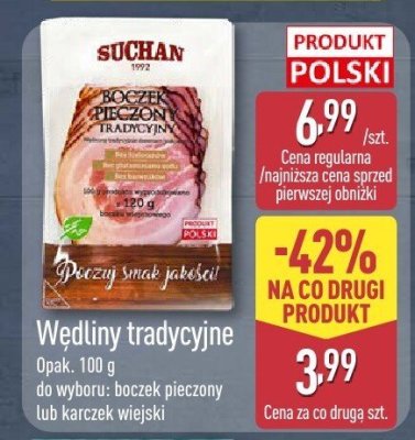 Wędliny tradycyjne promocja w Aldi