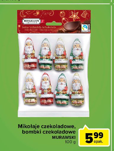 Bombki czekoladowe Riegelein promocja