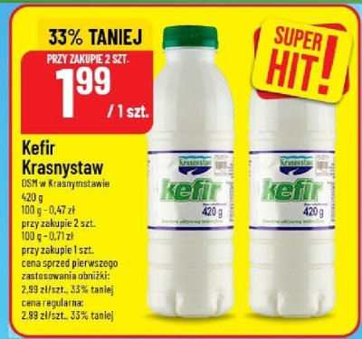 Kefir OSM Krasnystaw promocja w POLOmarket