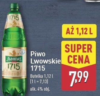 Piwo Lwowskie 1715 promocja