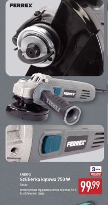 Szlifierka kątowa 750 w Ferrex promocja