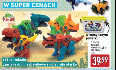 Zestaw konstrukcyjny w pudełku Playland promocja