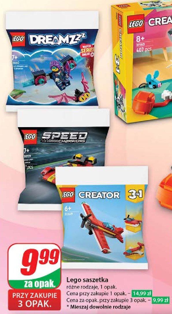 Klocki 30669 saszetka Lego creator promocja w Dino