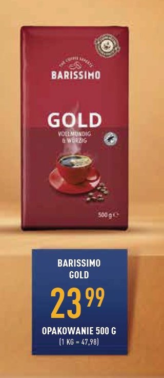 Kawa Barissimo gold promocja