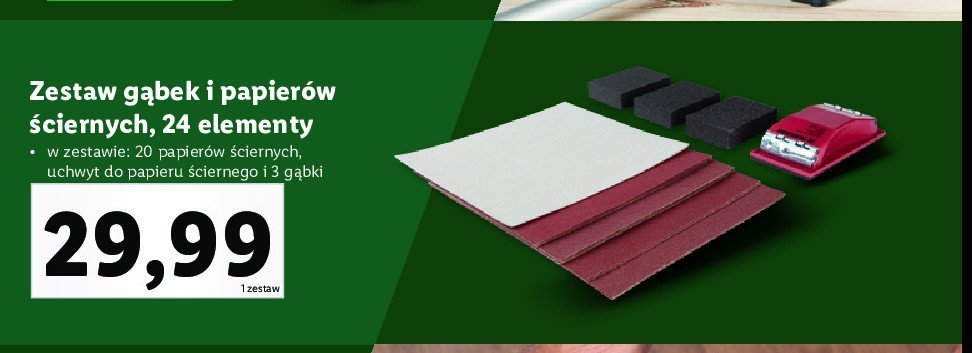 Zestaw g膮bek i papier贸w 艣ciernych promocja