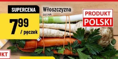 Pietruszka włoszczyzna pęczek promocja w POLOmarket