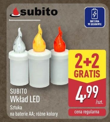 Wkład LED 2+2 GRATIS promocja w Aldi